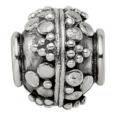 Sterling Silver Bali Bead – view 4