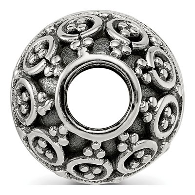Sterling Silver Bali Bead – view 3