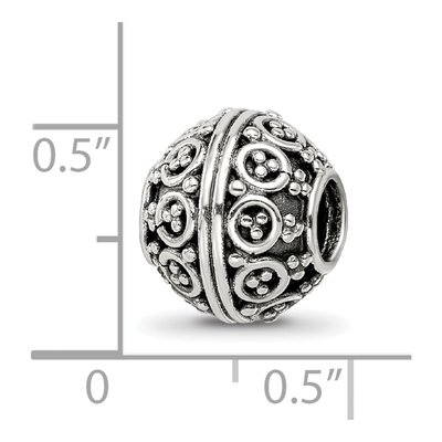 Sterling Silver Bali Bead – view 5