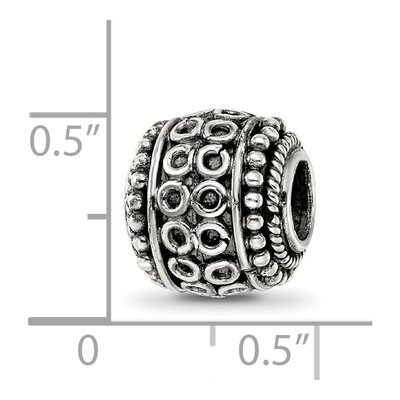 Sterling Silver Bali Bead – view 5