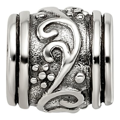 Sterling Silver Floral Bead – view 5