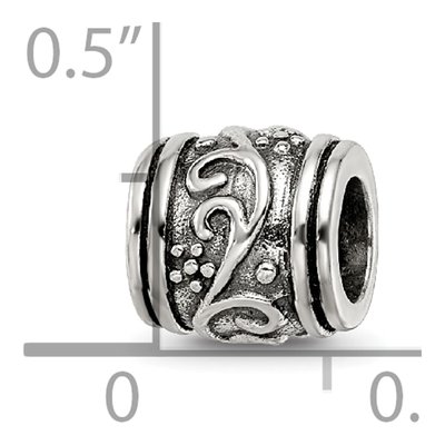 Sterling Silver Floral Bead – view 6