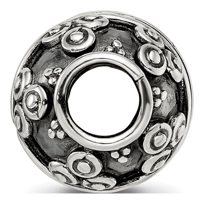 Sterling Silver Bali-Style Bead – view 3