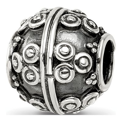 Sterling Silver Bali-Style Bead