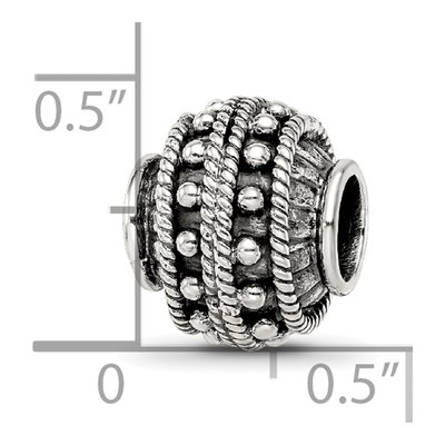 Sterling Silver Bali Collection Bead – view 5