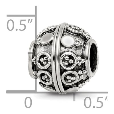 Sterling Silver Bali Bead – view 5