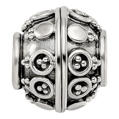 Sterling Silver Bali Bead – view 6