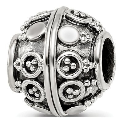 Sterling Silver Bali Bead