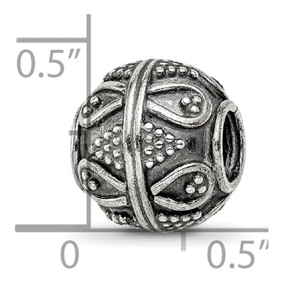 Sterling Silver Bali Bead – view 5