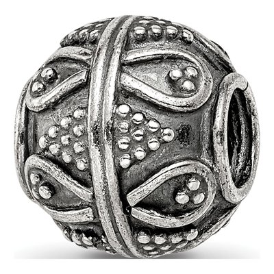 Sterling Silver Bali Bead