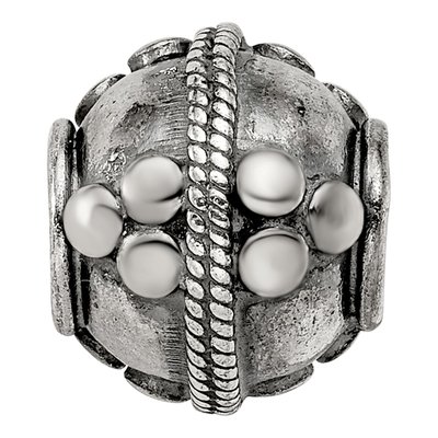 Sterling Silver Bali Bead – view 4