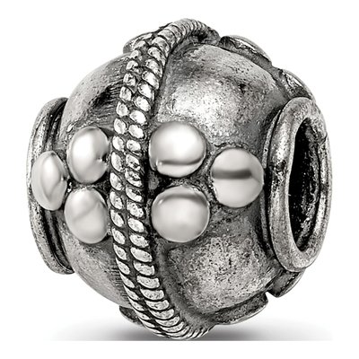 Sterling Silver Bali Bead