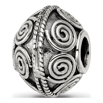 Sterling Silver Bali Bead