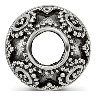 Sterling Silver Bali-Style Bead – view 3