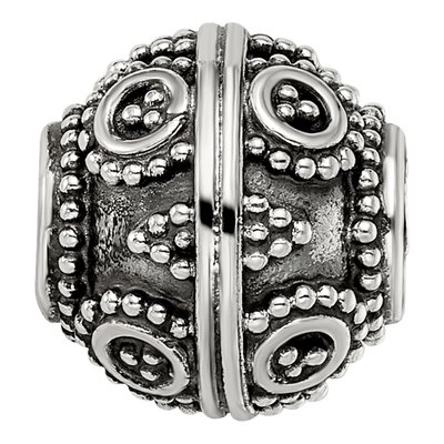 Sterling Silver Bali-Style Bead – view 4
