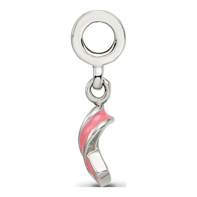 Sterling Silver Enameled Awareness Dangle Bead – view 4