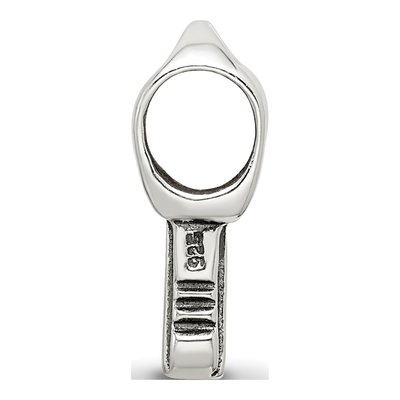 Sterling Silver Key Bead – view 2
