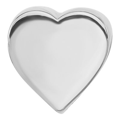 Sterling Silver Heart Bead – view 5