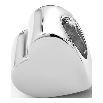 Sterling Silver Heart Bead – view 7