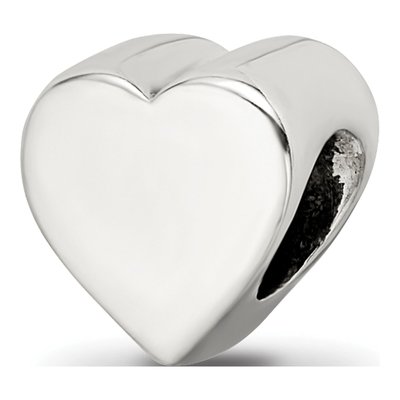 Sterling Silver Heart Bead