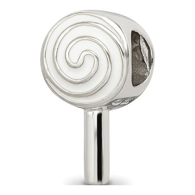 Sterling Silver Enameled Lollipop Bead – view 7