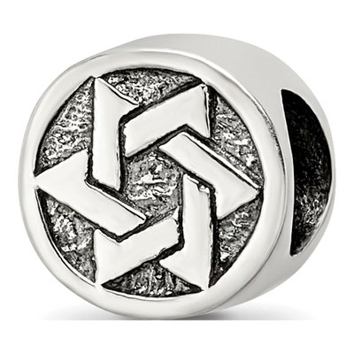 Sterling Silver Star of David Bead
