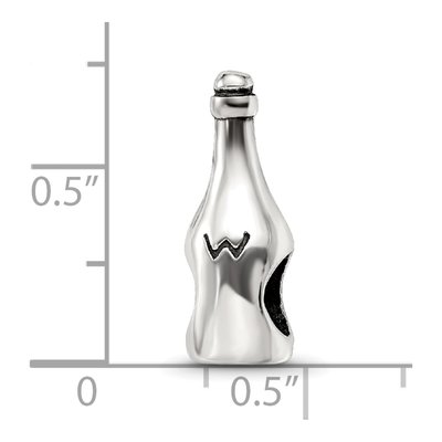 Sterling Silver Wine Bottle Bead – view 6