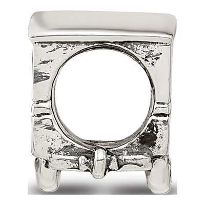 Sterling Silver Camper Trailer Bead – view 4
