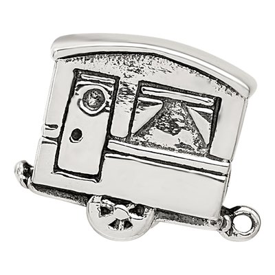 Sterling Silver Camper Trailer Bead – view 5