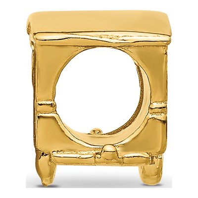Gold-Plated Sterling Silver Camper Bead – view 3