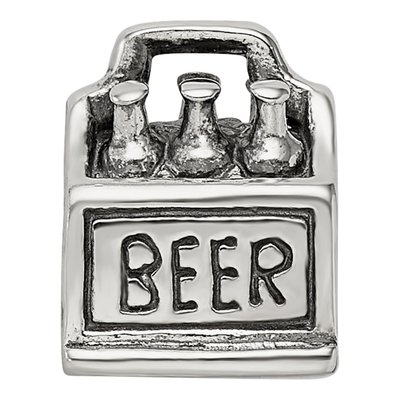 Sterling Silver 6-Pack Beer Bead – view 4