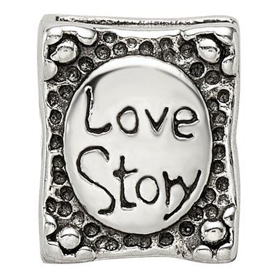 Sterling Silver Love Story Book Bead – view 5