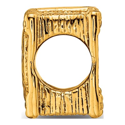 Gold-Plated Sterling Silver Love Story Book Bead – view 4