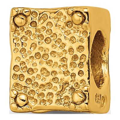Gold-Plated Sterling Silver Love Story Book Bead – view 7