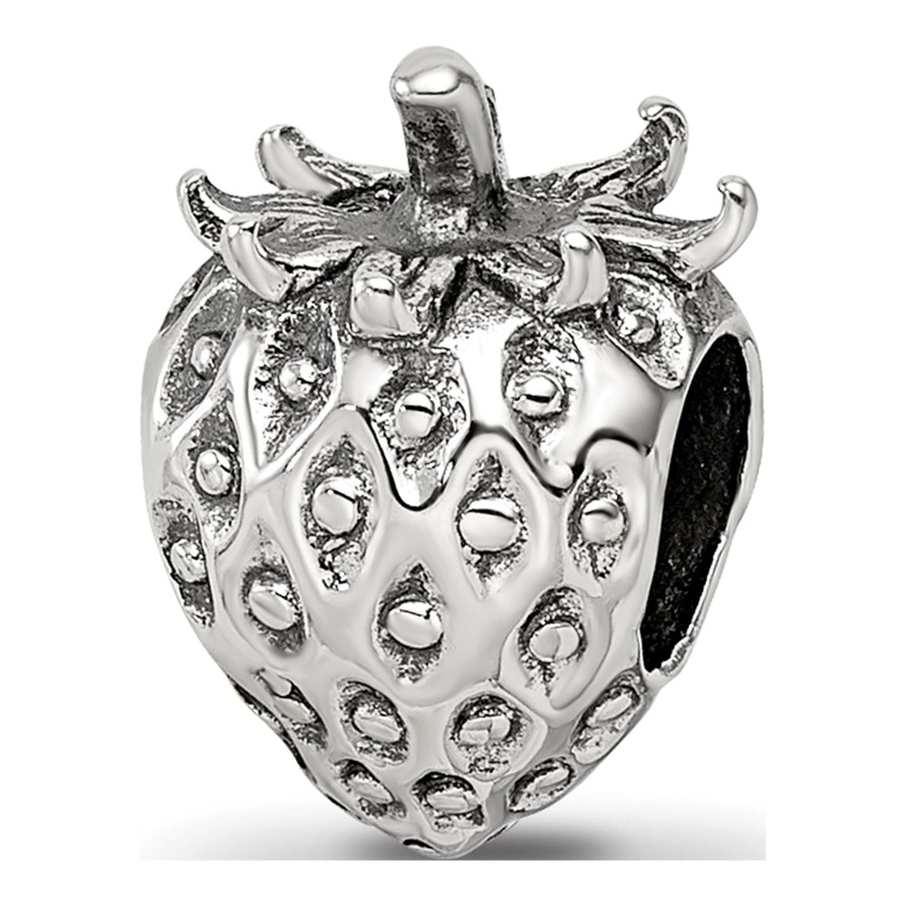 Sterling Silver Strawberry Bead