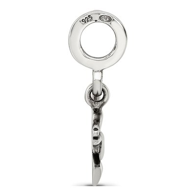 Sterling Silver Dove Dangle Bead – view 4