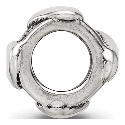 Sterling Silver Heart Bead – view 4