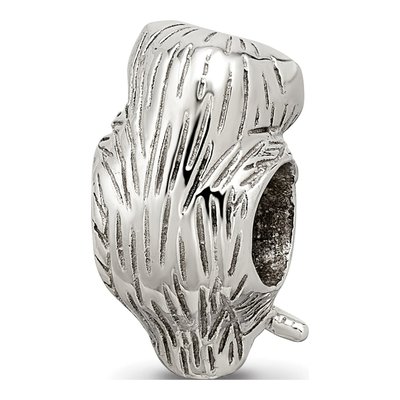 Sterling Silver Enameled Wise Owl Bead – view 4