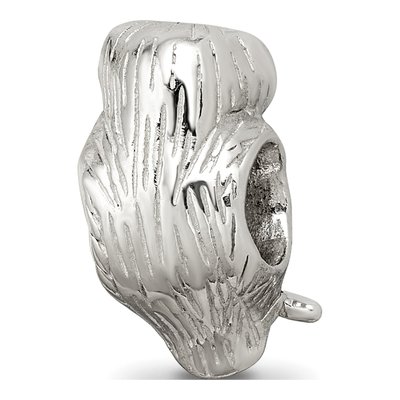 Sterling Silver Enameled Wise Owl Bead – view 7
