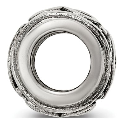 Sterling Silver Heart Bead – view 4