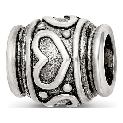 Sterling Silver Heart Bead