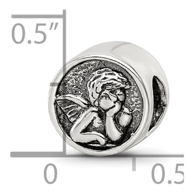 Sterling Silver Angel Bead – view 4