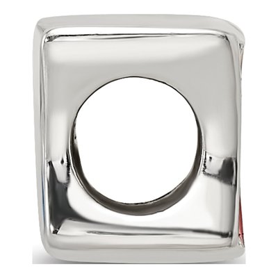 Sterling Silver France Flag Enamel Bead – view 4