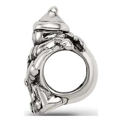 Sterling Silver Snowman Bead – view 4