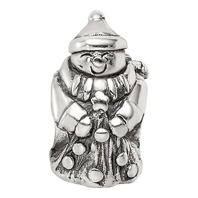 Sterling Silver Snowman Bead – view 5
