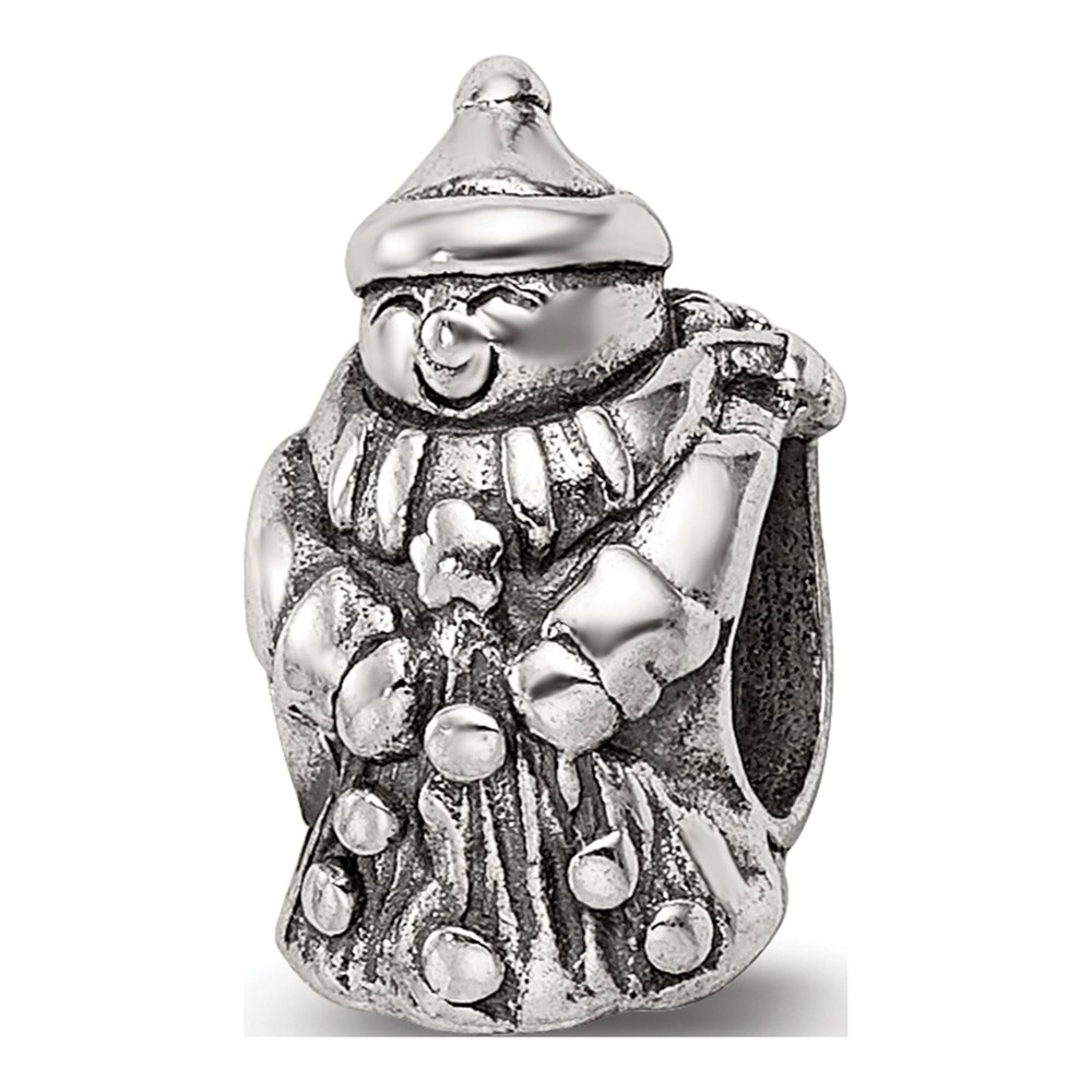 Sterling Silver Snowman Bead