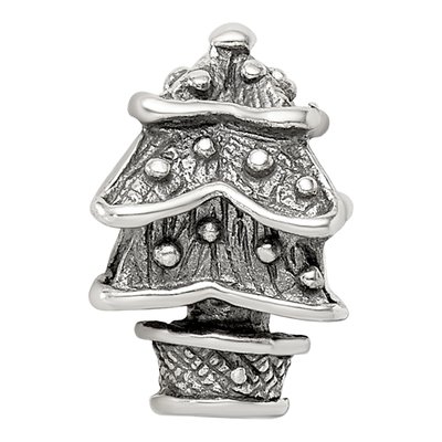 Sterling Silver Christmas Tree Bead – view 5