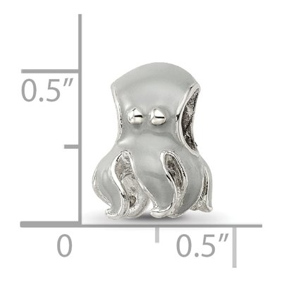 Sterling Silver Enameled Octopus Bead – view 6