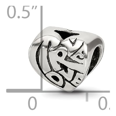 Sterling Silver True Love Bead – view 6