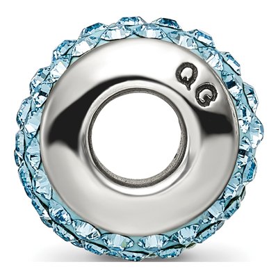 Sterling Silver Crystal Full Bead – view 4